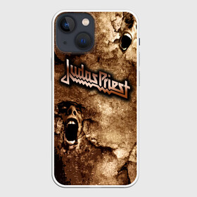 Чехол для iPhone 13 mini с принтом JUDAS PRIEST SCREAM в Белгороде,  |  | judas priest | гленн типтон | йен хилл | роб хэлфорд | скотт трэвис | хард рок | хеви метал