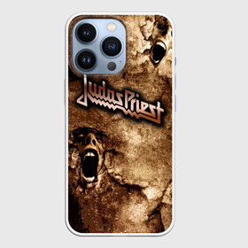 Чехол для iPhone 13 Pro с принтом JUDAS PRIEST SCREAM в Белгороде,  |  | Тематика изображения на принте: judas priest | гленн типтон | йен хилл | роб хэлфорд | скотт трэвис | хард рок | хеви метал