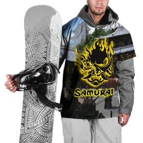 Накидка на куртку 3D с принтом SAMURAI & CYBERPUNK 2077 в Белгороде, 100% полиэстер |  | 2077 | cd projekt red | cyberpunk | cyberpunk 2077 | game | samurai | арт | будущее | видеоигра | игра | киберпанк | киберпанк 2077 | киборг | киборги