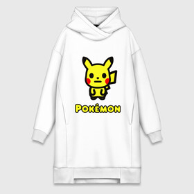 Платье-худи хлопок с принтом POKEMON   ПОКЕМОН в Белгороде,  |  | a bathing ape | bape | bape shark | bape sta | monkey | pikachu | pokemons | star | streetwear | бейп | горила | обезьянка | пикачу | покемоны. | стар | стритвеар | стритвир бренд | уличный стиль