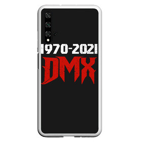 Чехол для Honor 20 с принтом DMX. 1970-2021 в Белгороде, Силикон | Область печати: задняя сторона чехла, без боковых панелей | again | and | at | blood | born | champ | clue | d | dark | dj | dmx | dog | earl | flesh | get | grand | hell | hot | is | its | legend | loser | lox | m | man | me | my | now | of | simmons | the | then | there | walk | was | with | x | year | 