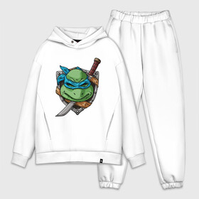 Мужской костюм хлопок OVERSIZE с принтом Леонардо   Leonardo в Белгороде,  |  | donatello | leonardo | michelangelo | ninja | pizza | raphael | turtles | воин | донателло | животные | комикс | комиксы | леонардо | микеланджело | мультфильм | мутант | мутанты | ниндзя | пицца | рафаэль | сплинтер | супергерой