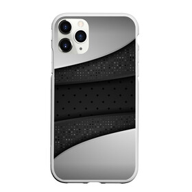 Чехол для iPhone 11 Pro матовый с принтом 3D luxury style silver black в Белгороде, Силикон |  | Тематика изображения на принте: luxury | versace | vip | абстракция | версаче | вип | паттерн | роскошь | текстуры