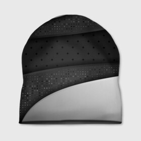 Шапка 3D с принтом 3D luxury style silver black в Белгороде, 100% полиэстер | универсальный размер, печать по всей поверхности изделия | luxury | versace | vip | абстракция | версаче | вип | паттерн | роскошь | текстуры