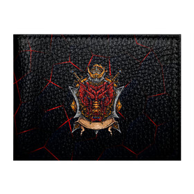 Обложка для студенческого билета с принтом Красный китайский дракон в Белгороде, натуральная кожа | Размер: 11*8 см; Печать на всей внешней стороне | викинг | дракон | китай | китайский дракон | красный дракон | мифология | рыцарь | шлеп