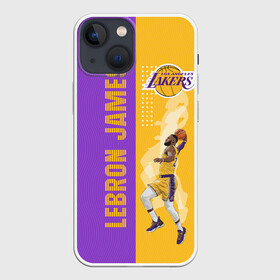 Чехол для iPhone 13 mini с принтом Леброн NBA в Белгороде,  |  | basketball | lakers | lebron | media | nba | toplanding | баскетболл | леброн | лейкерс | лого баскетбольных клубов | лос анджелес | нба