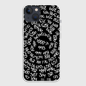 Чехол для iPhone 13 с принтом 1000 7 в Белгороде,  |  | anime | ken kaneki | manga | tokyo ghoul | аниме | арифметика | канеки | кен | манга | математика | минус | пример | семь | токийский гуль | тысяча