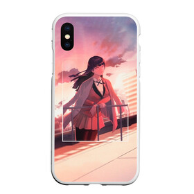 Чехол для iPhone XS Max матовый с принтом Kakegurui Yumeko Jabami art в Белгороде, Силикон | Область печати: задняя сторона чехла, без боковых панелей | anime | girl | jabami | kakegurui | manga | yumeko | аниме | арт | девушка | джабами | закат | какегуруи | манга | юмеко