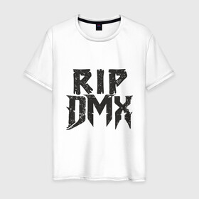 Мужская футболка хлопок с принтом RIP DMX в Белгороде, 100% хлопок | прямой крой, круглый вырез горловины, длина до линии бедер, слегка спущенное плечо. | dmx | dog | earl simmons | hip hop | music | new york | rap | rapper | rip | ruff ryders | диэмикс | музыка | нью йорк | пёс | рэп | рэпер | хипхоп | эрл симмонс