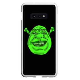 Чехол для Samsung S10E с принтом Shreks Face в Белгороде, Силикон | Область печати: задняя сторона чехла, без боковых панелей | donkey | fiona | gonna | is | life | love | me | once | roll | shrek | somebody | the | told | world | артур | в | гарольд | дракон | жизнь | кот | лорд | любовь | мем | мерлин | огр | осел | пиноккио | пряник | сапогах | фаркуад | фиона | чарм