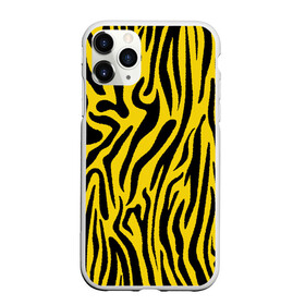 Чехол для iPhone 11 Pro матовый с принтом Тигровые полоски в Белгороде, Силикон |  | абстракция | зоопринт | орнамент | полоски | полосы | пчелиный | тигровый