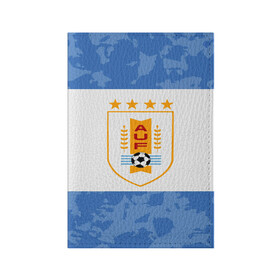 Обложка для паспорта матовая кожа с принтом Сборная Уругвая в Белгороде, натуральная матовая кожа | размер 19,3 х 13,7 см; прозрачные пластиковые крепления | кавани | португалия | россия | спорт | суарес | уругвай | футбол | чемпионат мира | чемпионат мира по футболу | чм | эдинсон кавани