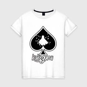 Женская футболка хлопок с принтом Kakegurui Yumeko | Peaks в Белгороде, 100% хлопок | прямой крой, круглый вырез горловины, длина до линии бедер, слегка спущенное плечо | excitement | kakegurui | kакэгуруи | mad | maps | peaks | yumeko | азарт | безумный | карты | пики | юмэко