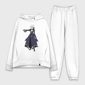 Женский костюм хлопок Oversize с принтом Saber   Fate в Белгороде,  |  | anime | anime and manga | anime girl | fate | fate stay night | kawaii | manga | saber | waifu | аниме | аниме и манга | вайфу | девушка | кавай | манга