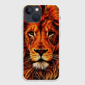 Чехол для iPhone 13 mini с принтом LION в Белгороде,  |  | animal | lion | животные | лев | хищник