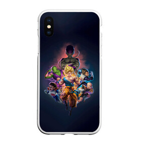 Чехол для iPhone XS Max матовый с принтом Dragon ball Team в Белгороде, Силикон | Область печати: задняя сторона чехла, без боковых панелей | Тематика изображения на принте: anime | dragon ball | аниме | анимэ | драгон бал | дрэгон бол | жемчуг дракона