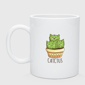 Кружка керамическая с принтом Котики Кактусы Catctus в Белгороде, керамика | объем — 330 мл, диаметр — 80 мм. Принт наносится на бока кружки, можно сделать два разных изображения | cactus | cat | cats | cute cactus | english words | kitten | kitty | puss | pussy | pussycat | кактус в горшке | киски | кисы | котёнок | котики | коты в виде кактусов | коты кактусы | котята | котята кактусы | котятки | кошечки | кошка | мил