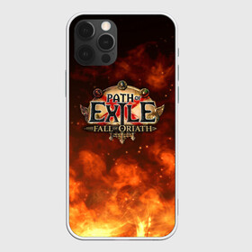 Чехол для iPhone 12 Pro Max с принтом Path of Exile Logo | Путь изгнанника Лого (Z) в Белгороде, Силикон |  | exile | game | path of exile | rpg | берсерк | вождь | дикарь | дуэлянт | игра | покоритель | путь изгнанника | рпг