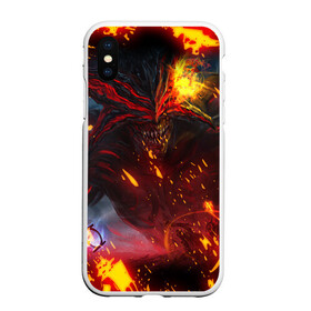 Чехол для iPhone XS Max матовый с принтом Path of Exile | Fire Demon (Z) в Белгороде, Силикон | Область печати: задняя сторона чехла, без боковых панелей | Тематика изображения на принте: exile | game | path of exile | rpg | берсерк | вождь | дикарь | дуэлянт | игра | покоритель | путь изгнанника | рпг