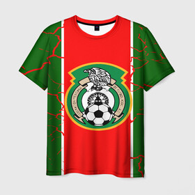 Мужская футболка 3D с принтом Сборная Мексики в Белгороде, 100% полиэфир | прямой крой, круглый вырез горловины, длина до линии бедер | волейбол атакующий удар | голы | мексика | новости | сборная мексики | спорт | футбол | чемпионат мира | чм | южная корея
