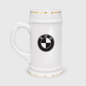 Кружка пивная с принтом BMW LOGO CARBON в Белгороде,  керамика (Материал выдерживает высокую температуру, стоит избегать резкого перепада температур) |  объем 630 мл | bmw | абстракция | авто | автомобиль | бмв | карбон | лого | логотип | машина | скорость
