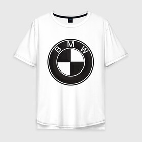 Мужская футболка хлопок Oversize с принтом BMW LOGO CARBON в Белгороде, 100% хлопок | свободный крой, круглый ворот, “спинка” длиннее передней части | bmw | абстракция | авто | автомобиль | бмв | карбон | лого | логотип | машина | скорость