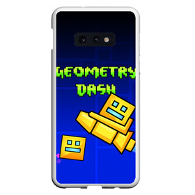 Чехол для Samsung S10E с принтом GEOMETRY DASH / ГЕОМЕТРИ ДАШ в Белгороде, Силикон | Область печати: задняя сторона чехла, без боковых панелей | 2d игра | geometry dash | mobile game | robtop | smile | андроид игра | арт | геометри даш | геометрия. | добро и зло | инь янь | кубики | кубы | лица | мобильная игра | неон | смайлы