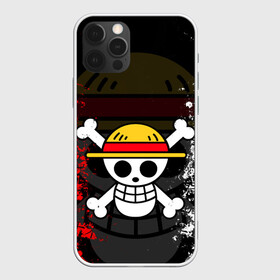 Чехол для iPhone 12 Pro Max с принтом ONE PIECE / ВАН ПИС / ЧЕРЕП в Белгороде, Силикон |  | anime | one piece | skull | аниме | ван пис | китайские иероглифы. | манга | мультфильм | скелет | череп | японская анимация