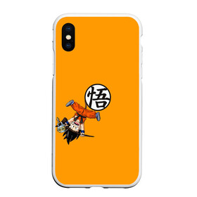 Чехол для iPhone XS Max матовый с принтом SAIYAN GOKU в Белгороде, Силикон | Область печати: задняя сторона чехла, без боковых панелей | anime | dragon ball | аниме | анимэ | драгон бал | дрэгон бол | жемчуг дракона