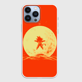 Чехол для iPhone 13 Pro Max с принтом Гоку и луна в Белгороде,  |  | anime | dragon ball | moon | аниме | анимэ | драгон бал | дрэгон бол | жемчуг дракона | луна