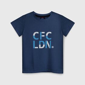 Детская футболка хлопок с принтом FC Chelsea | CFC London (2021/22) в Белгороде, 100% хлопок | круглый вырез горловины, полуприлегающий силуэт, длина до линии бедер | 0x000000123 | chelsea | stamford bridge | вернер | канте | стамфорд бридж | челси