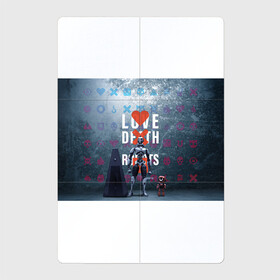 Магнитный плакат 2Х3 с принтом Любовь смерть и роботы в Белгороде, Полимерный материал с магнитным слоем | 6 деталей размером 9*9 см | love | lovedeathandrobots | loverobot | robot
