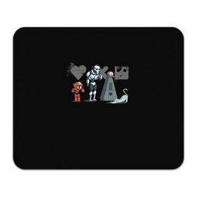 Коврик для мышки прямоугольный с принтом Любовь, Смерть & Роботы в Белгороде, натуральный каучук | размер 230 х 185 мм; запечатка лицевой стороны | cat | cats | death | logo | love | netflix | robots | анимация | кино | кот | кошка | лого | любовь | нетфликс | роботы | сериал
