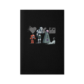 Обложка для паспорта матовая кожа с принтом Любовь, Смерть & Роботы в Белгороде, натуральная матовая кожа | размер 19,3 х 13,7 см; прозрачные пластиковые крепления | cat | cats | death | logo | love | netflix | robots | анимация | кино | кот | кошка | лого | любовь | нетфликс | роботы | сериал
