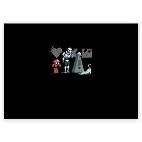 Поздравительная открытка с принтом Любовь, Смерть & Роботы в Белгороде, 100% бумага | плотность бумаги 280 г/м2, матовая, на обратной стороне линовка и место для марки
 | cat | cats | death | logo | love | netflix | robots | анимация | кино | кот | кошка | лого | любовь | нетфликс | роботы | сериал