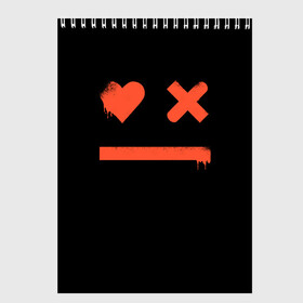 Скетчбук с принтом Smile | Love Death and Robots в Белгороде, 100% бумага
 | 48 листов, плотность листов — 100 г/м2, плотность картонной обложки — 250 г/м2. Листы скреплены сверху удобной пружинной спиралью | Тематика изображения на принте: death | ldr | logo | love | netflix | robots | smile | анимация | кино | лого | лср | любовь | нетфликс | роботы | сериал | смайл | смайлик