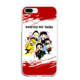 Чехол для iPhone 7Plus/8 Plus матовый с принтом Пять героев Kimetsu no Yaiba в Белгороде, Силикон | Область печати: задняя сторона чехла, без боковых панелей | Тематика изображения на принте: demon slayer | kamado | kimetsu no yaiba | nezuko | tanjiro | аниме | гию томиока | зеницу агацума | иноске хашибира | камадо | клинок | корзинная девочка | манга | музан кибуцуджи | незуко | рассекающий демонов | танджиро