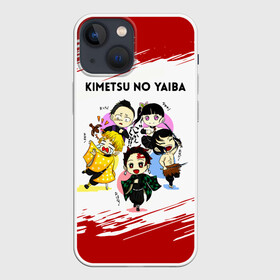 Чехол для iPhone 13 mini с принтом Пять героев Kimetsu no Yaiba в Белгороде,  |  | Тематика изображения на принте: demon slayer | kamado | kimetsu no yaiba | nezuko | tanjiro | аниме | гию томиока | зеницу агацума | иноске хашибира | камадо | клинок | корзинная девочка | манга | музан кибуцуджи | незуко | рассекающий демонов | танджиро