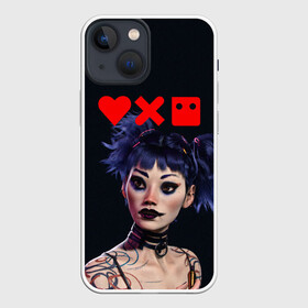 Чехол для iPhone 13 mini с принтом Love, Death and Robots | Lora (Z) в Белгороде,  |  | death | lora | love | love death robots | netflix | robots | vedeathrobots | xbot 4000 | лора | любовь | нетфликс | роботы | сериал | сериалы