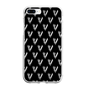 Чехол для iPhone 7Plus/8 Plus матовый с принтом Викинги Лого Паттерн Vikings Pattern (Z) в Белгороде, Силикон | Область печати: задняя сторона чехла, без боковых панелей | bjorn | floki | lodbrok | normann | ragnar | ragnarr | viking | vikingar | vikingene | vikinger | vikings | бьёрн | вальгала | вальгалла | вальхала | вальхалла | варяги | викинг | викинги | конанг | конунг | лагерта | лодброк | норман | рагнар