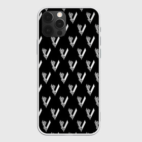 Чехол для iPhone 12 Pro с принтом Викинги Лого Паттерн Vikings Pattern (Z) в Белгороде, силикон | область печати: задняя сторона чехла, без боковых панелей | Тематика изображения на принте: bjorn | floki | lodbrok | normann | ragnar | ragnarr | viking | vikingar | vikingene | vikinger | vikings | бьёрн | вальгала | вальгалла | вальхала | вальхалла | варяги | викинг | викинги | конанг | конунг | лагерта | лодброк | норман | рагнар