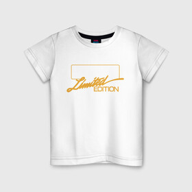Детская футболка хлопок с принтом Валерий Limited Edition в Белгороде, 100% хлопок | круглый вырез горловины, полуприлегающий силуэт, длина до линии бедер | name | names | имена | имя | надписи | прикольные | стикер