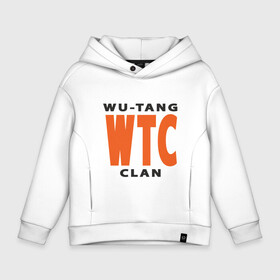 Детское худи Oversize хлопок с принтом Wu-Tang (WTC) в Белгороде, френч-терри — 70% хлопок, 30% полиэстер. Мягкий теплый начес внутри —100% хлопок | боковые карманы, эластичные манжеты и нижняя кромка, капюшон на магнитной кнопке | Тематика изображения на принте: black | hiphop | method man | music | new york | nyc | odb | old school | rap | rza | wu tang clan | wutang | ву тэнг | граффити | микрофон | музыка | нью йорк | рэп | рэпер | хипхоп