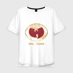 Мужская футболка хлопок Oversize с принтом Wu-Tang World в Белгороде, 100% хлопок | свободный крой, круглый ворот, “спинка” длиннее передней части | black | hiphop | method man | music | new york | nyc | odb | old school | rap | rza | wu tang clan | wutang | ву тэнг | граффити | микрофон | музыка | нью йорк | рэп | рэпер | хипхоп