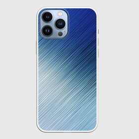 Чехол для iPhone 13 Pro Max с принтом Текстура. Оттенки льда в Белгороде,  |  | background | blue | dark | gradient | ice | lines | paints | ripples | spot | spots | stripes | texture | waves | white | белый | волны | градиент | лед | линии | полосы | пятна | пятно | рябь | светлый | синий | текстура | темная | тьма | фон