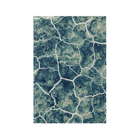 Обложка для паспорта матовая кожа с принтом Chaos Stability в Белгороде, натуральная матовая кожа | размер 19,3 х 13,7 см; прозрачные пластиковые крепления | background | blue | chaos | dark | gradient | green | ice | lighting | paints | ripples | spot | spots | stability | texture | white | белый | градиент | зеленый | лед | линии | молнии | полосы | пятна | пятно | светлый | синий | текстура | темн