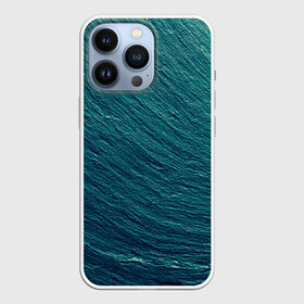 Чехол для iPhone 13 Pro с принтом Endless Sea в Белгороде,  |  | background | blue | dark | gradient | green | lines | ocean | paints | ripples | sea | spot | spots | stripes | texture | waves | волны | голубая | градиент | зеленый | краски | линии | море | океан | полосы | пятна | пятно | рябь | текстура | т
