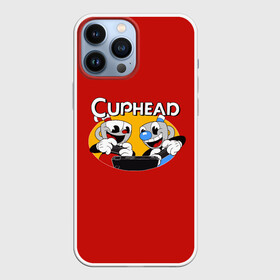 Чехол для iPhone 13 Pro Max с принтом Cuphead в Белгороде,  |  | Тематика изображения на принте: animation | cup | cuphead | gamer | mugman | retro | run and gun | shooter | анимация | ретро | чашек | чашка | чашкоголовый | шутер