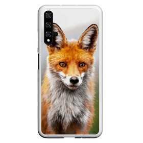 Чехол для Honor 20 с принтом рыжая лисица в Белгороде, Силикон | Область печати: задняя сторона чехла, без боковых панелей | fox | foxy | животное | звери | лиса | лисенок | лисичка | милая | рыжая | фокс