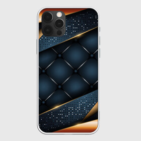 Чехол для iPhone 12 Pro с принтом 3D VIP GOLD CORNERS в Белгороде, силикон | область печати: задняя сторона чехла, без боковых панелей | 3d | 3д | luxury | versace | vip | абстракция | блеск | блестки | версаче | вип | паттерн | роскошь | соты | текстуры